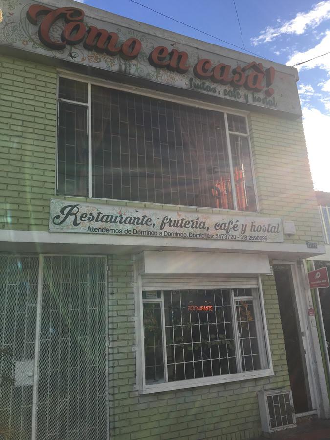 Como En Casa! Restaurante Y Hostal Bogotá Exteriör bild